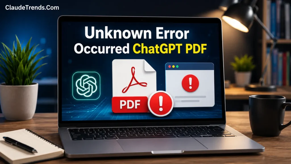 Unknown Error Occurred ChatGPT PDF
