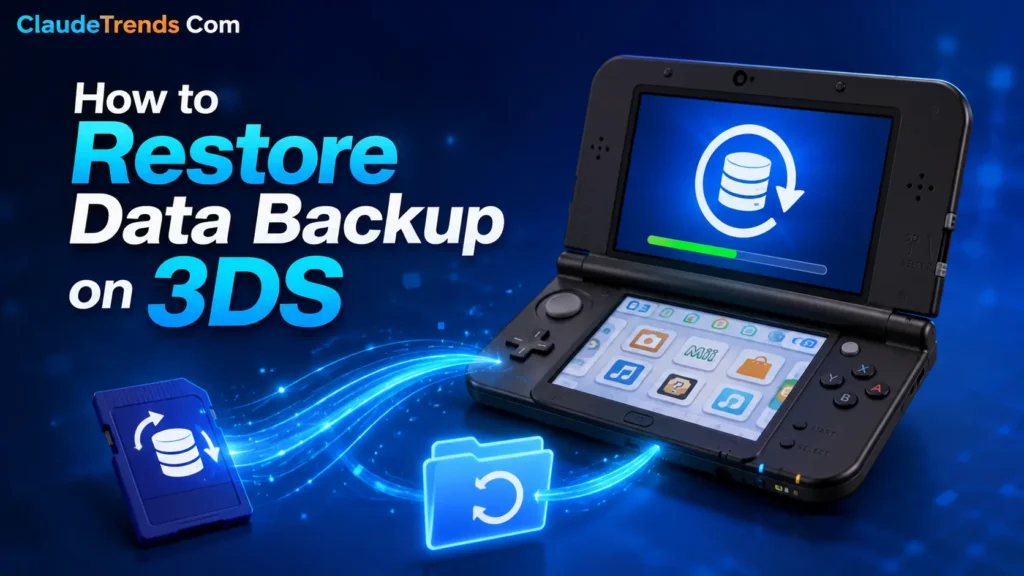How to Restore Data Backup on 3DS