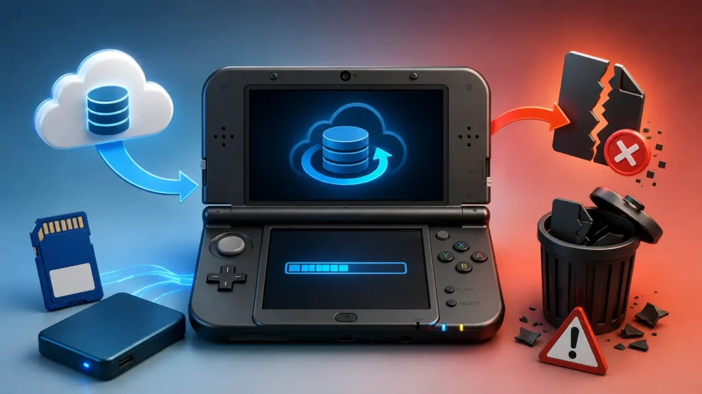 How to Restore Data Backup on 3DS