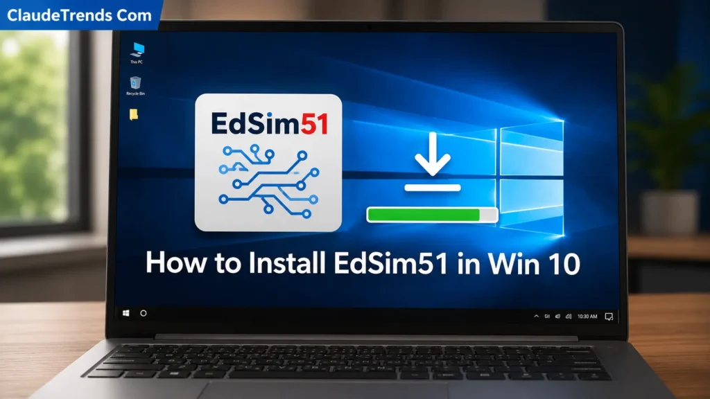How to Install EdSim51 in Win 10