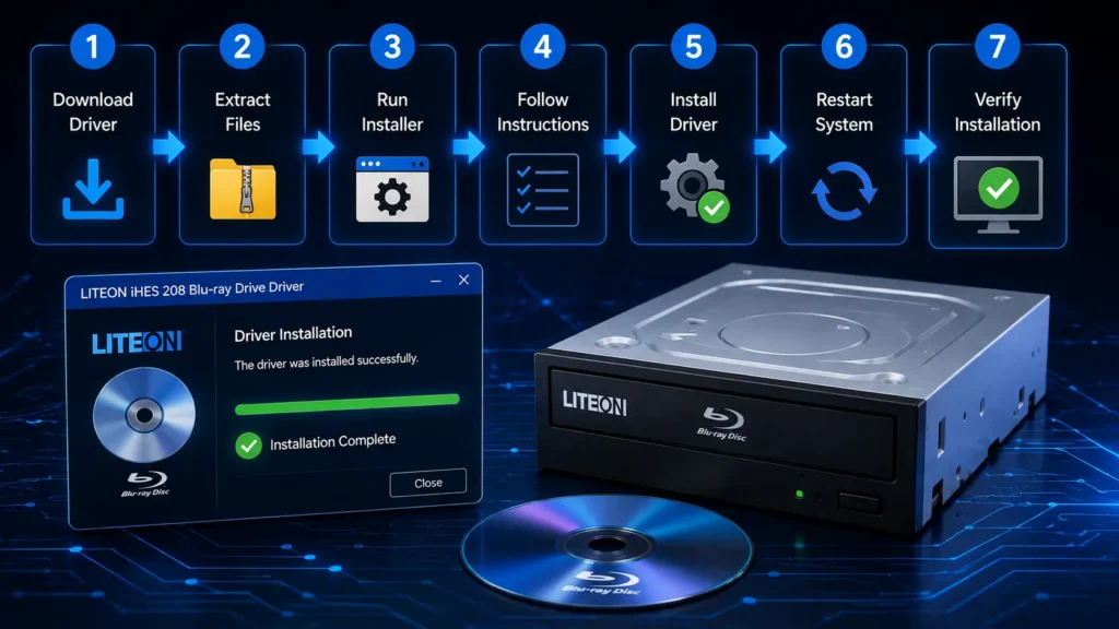 LiteOn iHES 208 Blu-ray Driver Update
