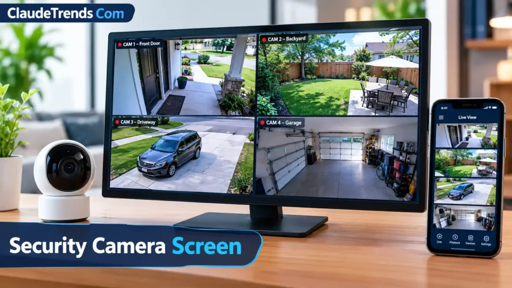 Security Camera Screen